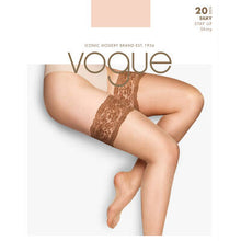Lataa kuva Galleria-katseluun, Vogue: Silky Stay Up 20, stay up sukat (20den), nude
