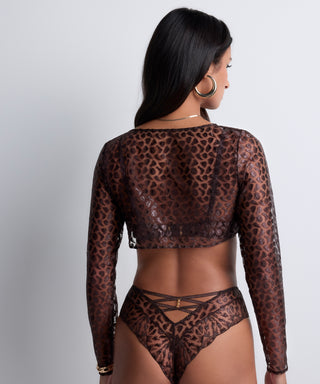 Crazy In Love bolero, ruskea