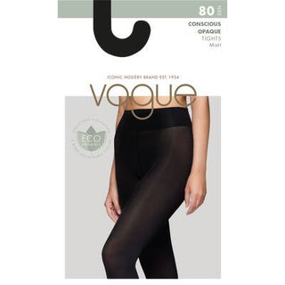 Vogue Conscious line: Opaq sukkahousut (80 den), musta