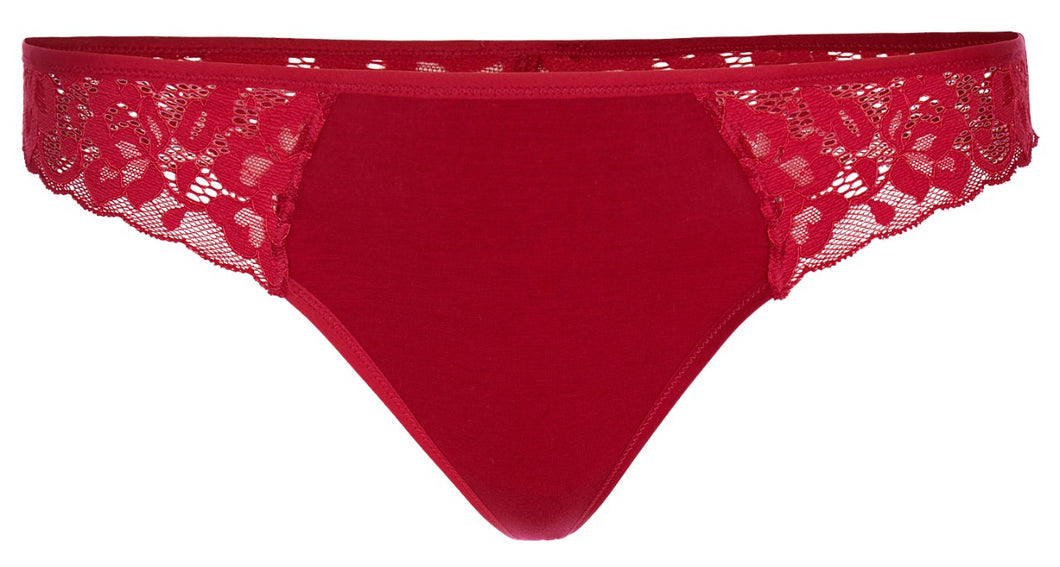 Natural Comfort Lace stringit, punainen