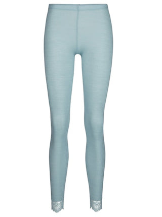 Silky Wool Joy legginsit silkkivillaa, sterling blue