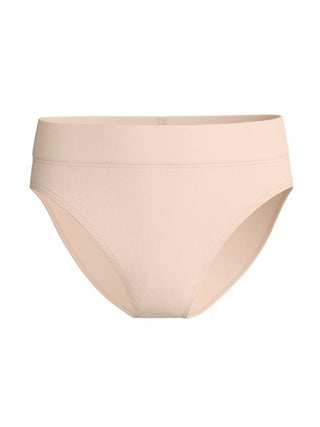 ELASTIC korkeavyötäröinen puuvillahousu, rose teint