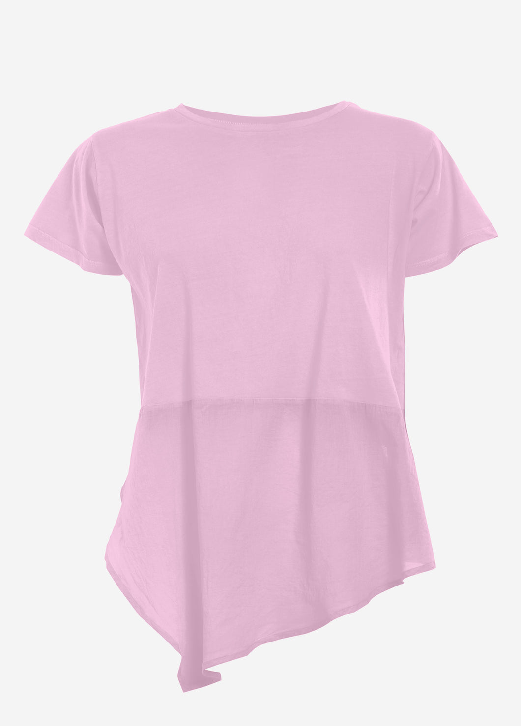 Asymmetrical T-shirt t-paita, vaalea lila