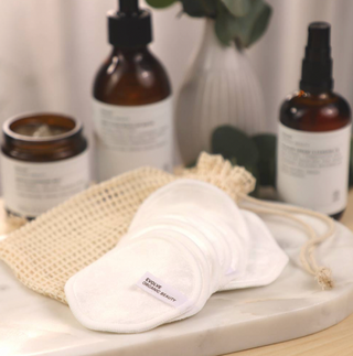 Evolve Organic Beauty: Bamboo Reusable Makeup Remover Pads MEIKINPOISTOLAPUT, 7kpl