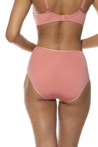 Fabulous korkeavyötäröinen housu, pale macaron