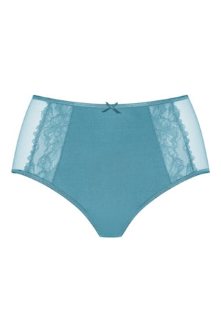 Fabulous korkeavyötäröinen housu, teal dream