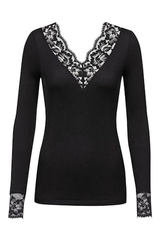 Wool Love silkkivillapaita, musta