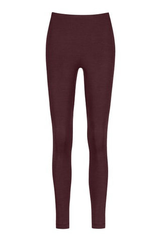 Wool & Silk legginsit, hot maroon