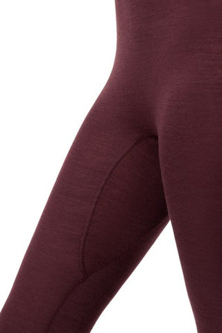 Wool & Silk legginsit, hot maroon