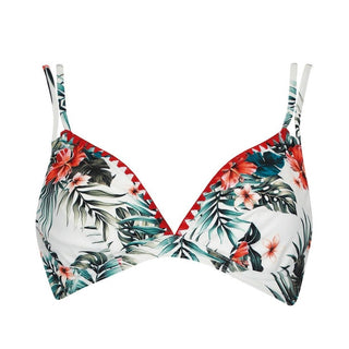 Olympia Beachwear: Tropical flowers bikini & hipster-housu