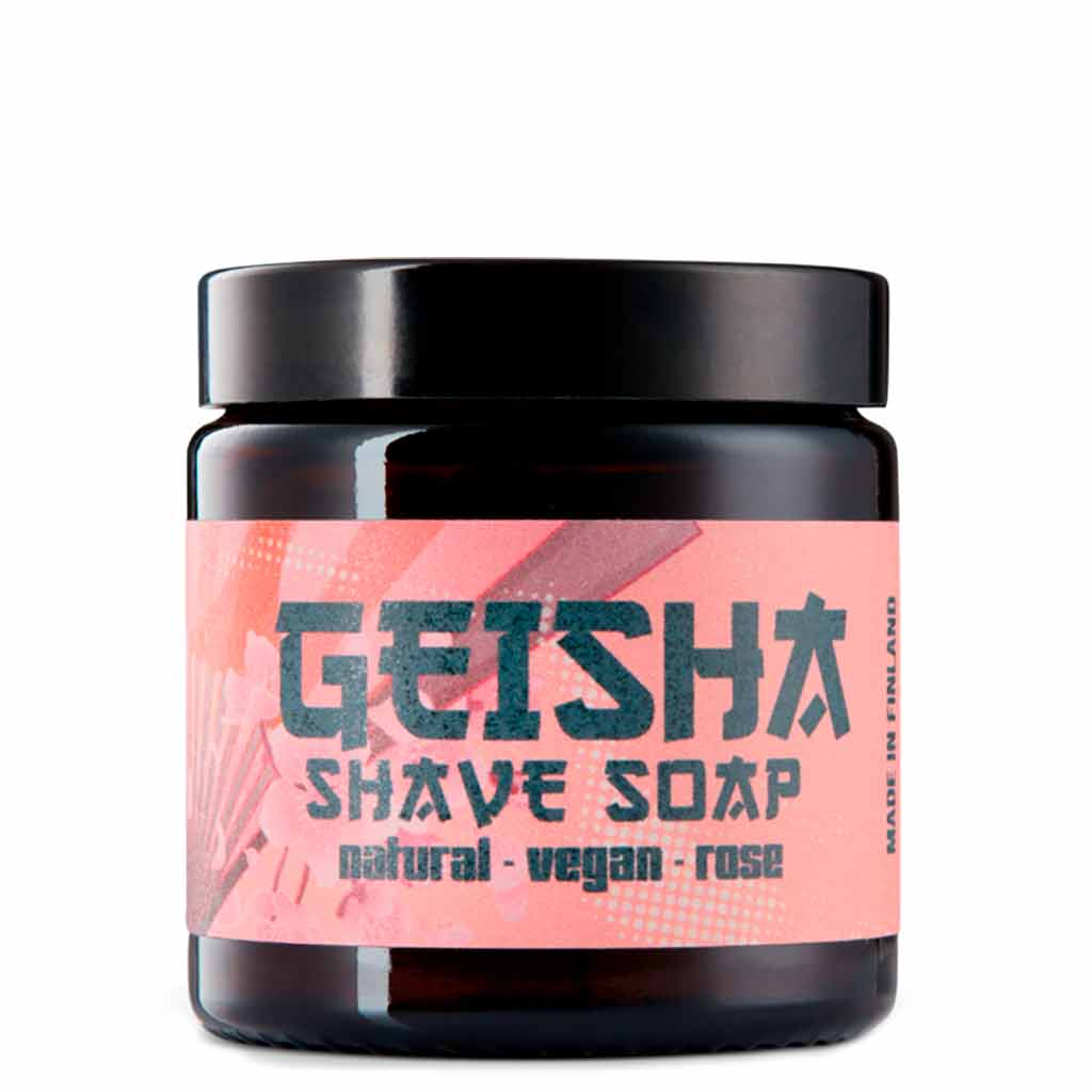 Geisha: Shaver Soap Rose SHEIVAUSSAIPPUA, 80g
