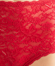 Lataa kuva Galleria-katseluun, Aubade: Rosessence korkeavyötäröinen alushousu, punainen
