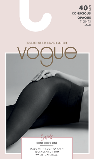 Vogue Conscious line: Opaque sukkahousut (40 den), salvia